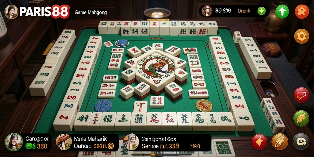 Tampilan gameplay PARIS88 yang menarik dan penuh strategi