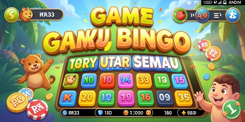 Screenshot gameplay RR33 yang menampilkan keseruan bermain Bingo.