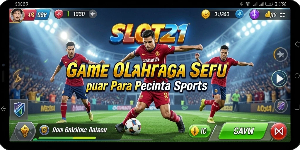 Tampilan gameplay SLOT21 yang seru dan menegangkan dalam olahraga.