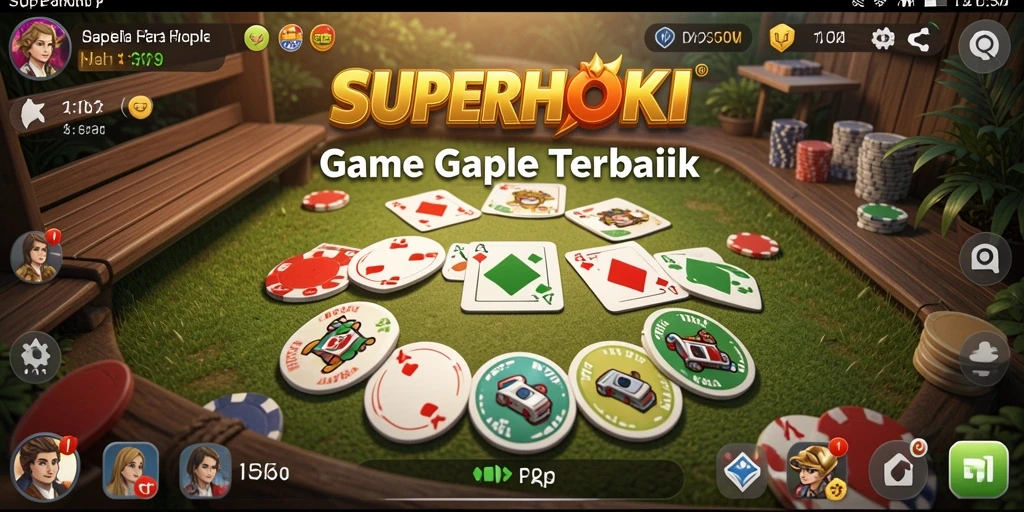Tampilan gameplay SUPERHOKI yang seru dan menarik.